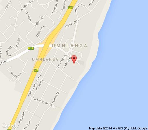 Map 102 Oyster Rock in Umhlanga Rocks  Umhlanga  Northern Suburbs (DBN)  Durban and Surrounds  KwaZulu Natal  Suid-Afrika