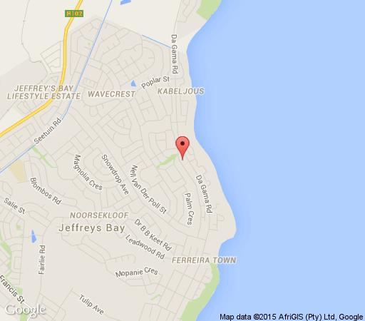 Map 9 Bella Vista in Jeffreys Bay  Cacadu (Sarah Baartman)  Eastern Cape  South Africa