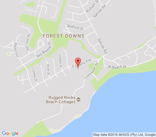 Map Sea Valley Villa  in Port Alfred  Cacadu (Sarah Baartman)  Eastern Cape  Afrique du Sud