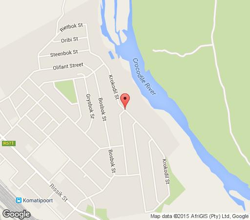 Map Resting Place in Komatipoort  Lowveld  Mpumalanga  Suid-Afrika