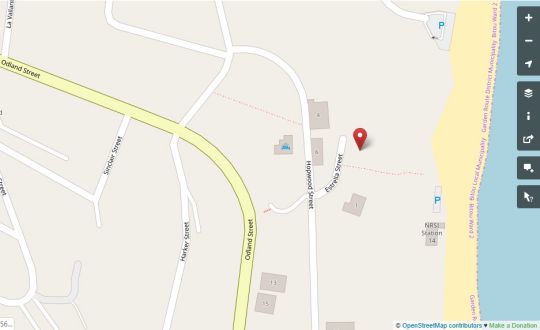 Map Dageraad in Plettenberg Bay  Garden Route  Western Cape  South Africa