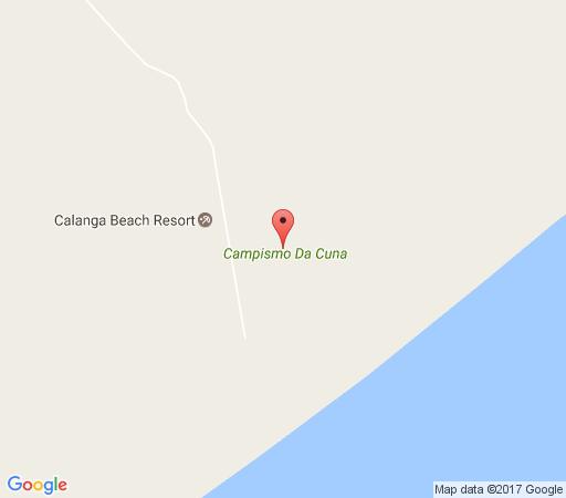 Map Campismo da Cuna in Manhica  Mozambique