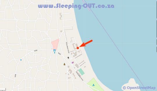 Map Paraiso do Ouro Resort in Ponta d'Ouro  Maputo  Mozambique