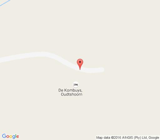 Map De Kombuys in Oudtshoorn  Klein Karoo  Western Cape  Afrique du Sud