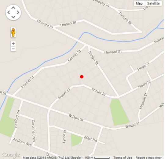 Map The Homestead in Knysna  Garden Route  Western Cape  Suid-Afrika