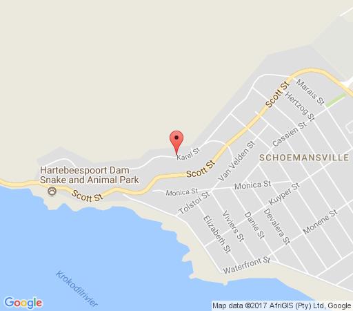 Map Thatchview in Hartbeespoort  Bojanala  North West  Zuid-Afrika