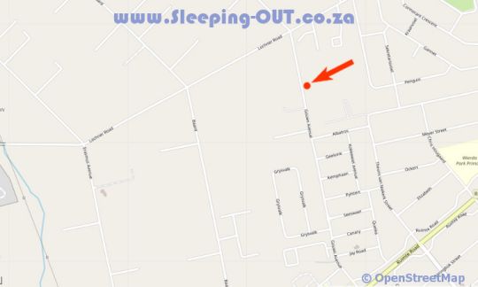 Map De Zoete Rust Guest House  in Raslouw  Centurion  Pretoria / Tshwane  Gauteng  Zuid-Afrika