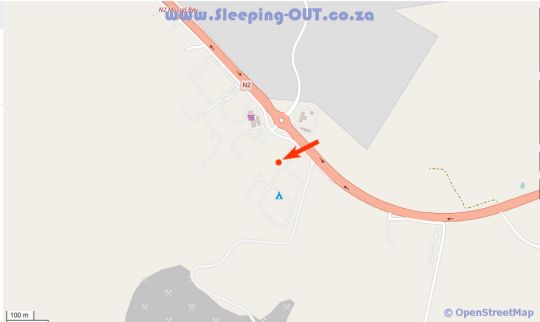 Map George Country Resort  in George  Garden Route  Western Cape  South Africa