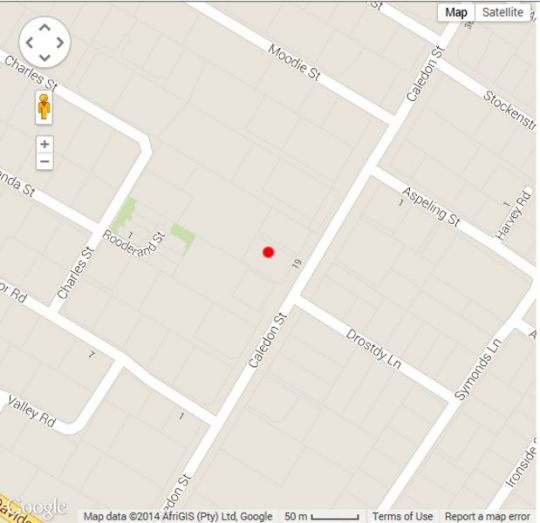 Map Mountain Dew Guest House in George  Garden Route  Western Cape  South Africa