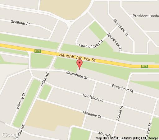 Map Luso Country Lodge in Phalaborwa  Valley of the Olifants  Limpopo  Zuid-Afrika