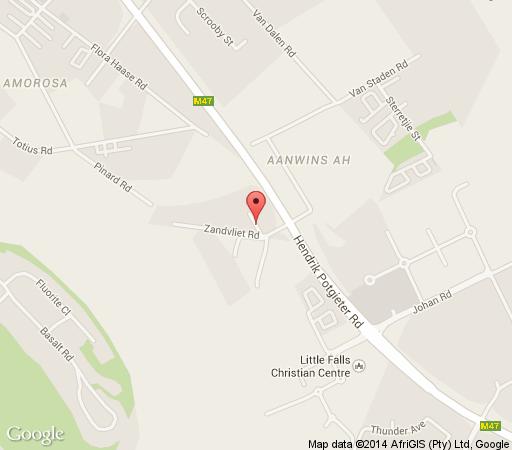 Map Eagle Nest Luxury Accommodation in Little Falls  Roodepoort  West Rand  Gauteng  Suid-Afrika