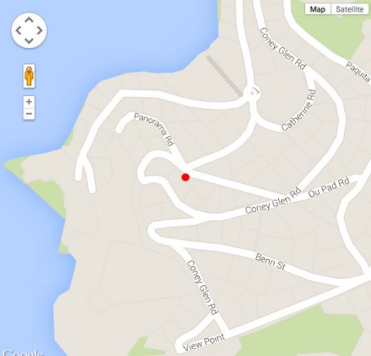 Map Head Over Hills Luxury Retreat in Knysna  Garden Route  Western Cape  Suid-Afrika