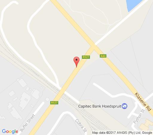 Map  Loerie Guesthouse in Hoedspruit  Valley of the Olifants  Limpopo  Südafrika