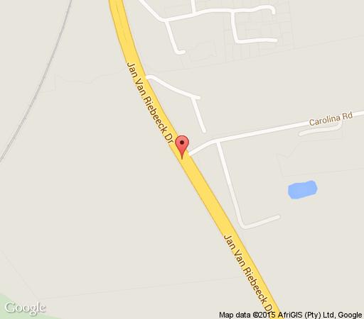 Map Nuwerus Lodge in Paarl  Cape Winelands  Western Cape  Afrique du Sud