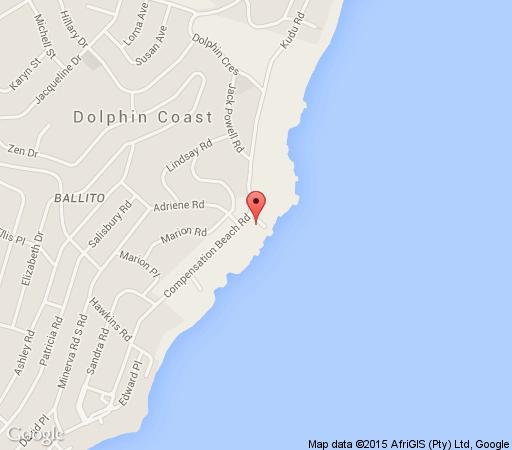 Map Sunshowers Ballito in Ballito  North Coast (KZN)  KwaZulu Natal  South Africa