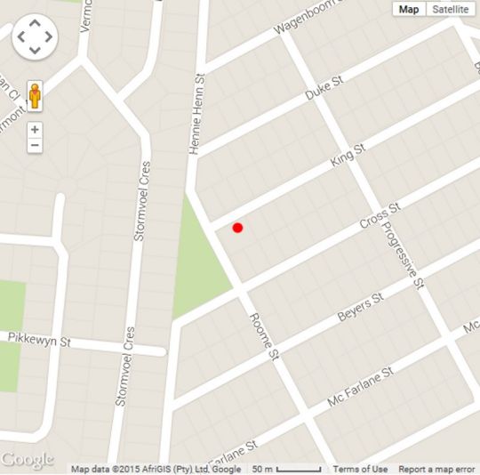 Map Garden Flat in Onrus  Overberg  Western Cape  Afrique du Sud