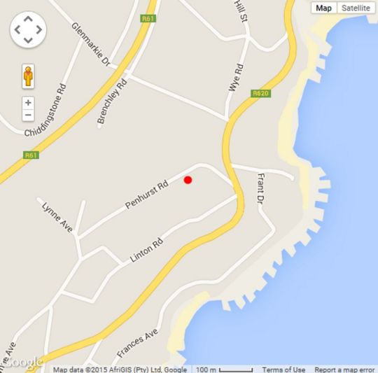 Map Summer Forever in Margate  South Coast (KZN)  KwaZulu Natal  Suid-Afrika