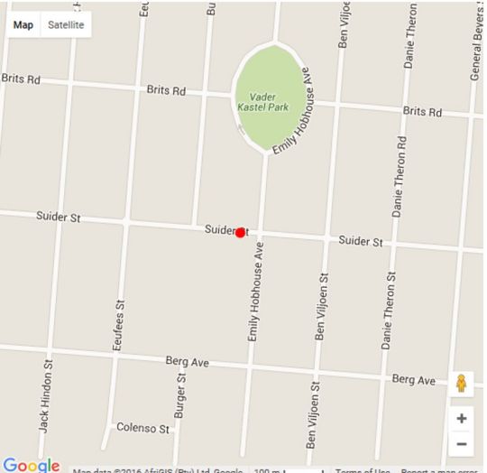 Map The Guest House Corp in Pretoria North Suburb  Pretoria North  Pretoria / Tshwane  Gauteng  South Africa