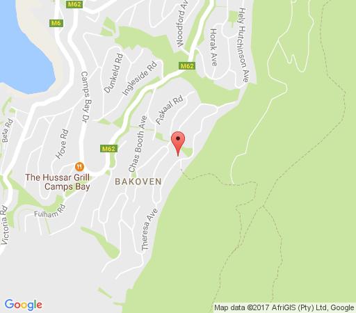 Map Sea Star Rocks in Camps Bay  Atlantic Seaboard  Kaapstad  Western Cape  Suid-Afrika