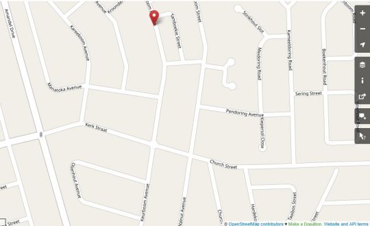 Map De Keurboom Guesthouses in Kuils River  Northern Suburbs (CPT)  Kaapstad  Western Cape  Zuid-Afrika