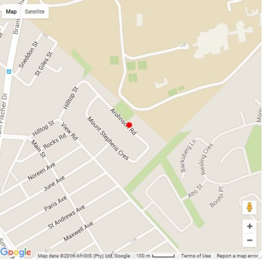 Map Sandton Slippers B&B in Lyme Park  Sandton  Johannesburg  Gauteng  South Africa