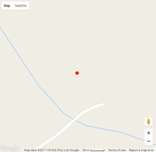 Map Molweni Cottage in Graaff-Reinet  Cacadu (Sarah Baartman)  Eastern Cape  Afrique du Sud