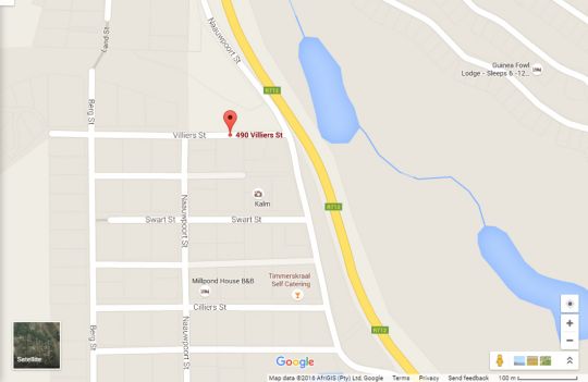 Map The French Cottage in Clarens  Thabo Mofutsanyana  Free State  Afrique du Sud