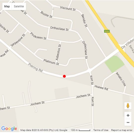 Map Andantelodge in Rietvalleirand  Pretoria East  Pretoria / Tshwane  Gauteng  South Africa