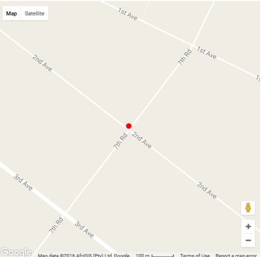 Map Elsje\'s Country Inn in Kempton Park  Ekurhuleni (East Rand)  Gauteng  Zuid-Afrika