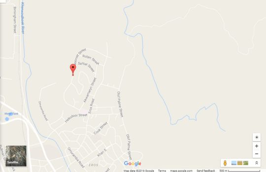 Map Galton House in Windhoek Khomas Outjo