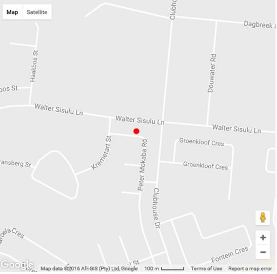 Map Zebra Guest House in Lephalale  Waterberg  Bushveld  Limpopo  Südafrika