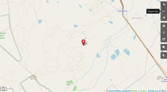 Map Angala Boutique Hotel in Franschhoek  Cape Winelands  Western Cape  Zuid-Afrika