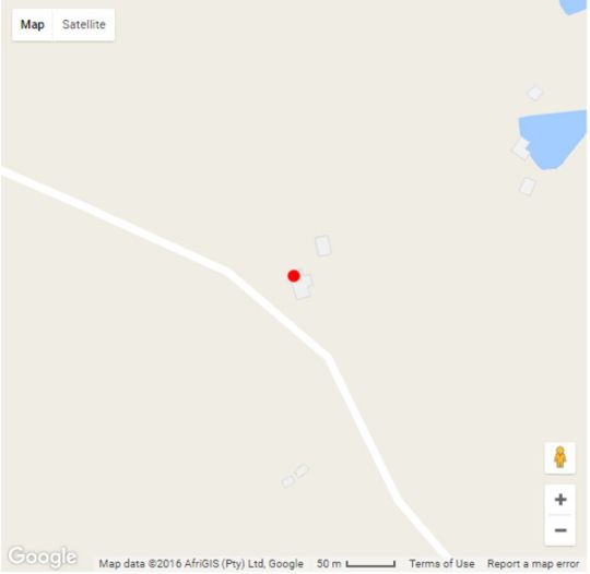 Map Thornwood in Hluhluwe  Zululand  KwaZulu Natal  Südafrika