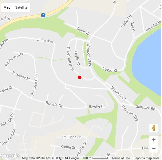 Map Lookout Lodge in Plettenberg Bay  Garden Route  Western Cape  Suid-Afrika
