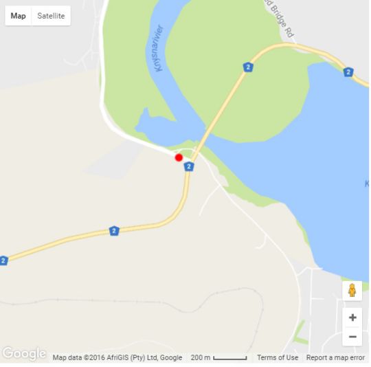 Map Lagoonview Villa in Knysna  Garden Route  Western Cape  Afrique du Sud