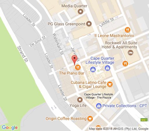 Map The Grey Hotel in De Waterkant  City Bowl  Cape Town  Western Cape  South Africa