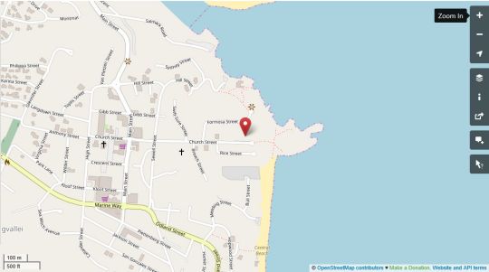 Map The Plettenberg Hotel in Plettenberg Bay  Garden Route  Western Cape  South Africa