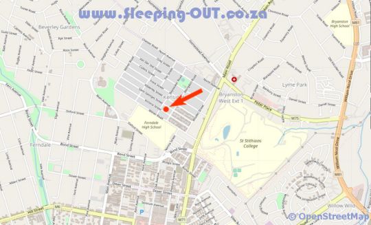 Map Victoria Cottage in Kensington (JHB)  Johannesburg East  Johannesburg  Gauteng  South Africa