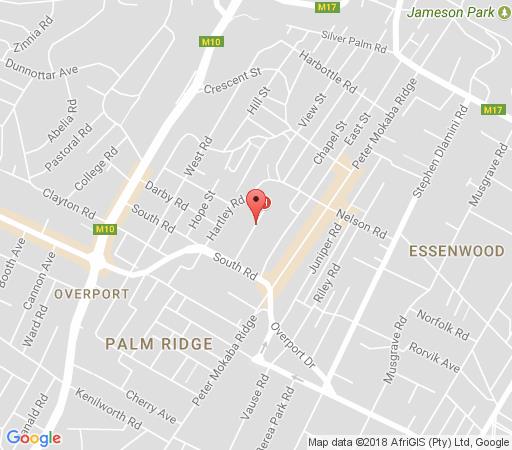 Map Hartley Mews in Berea (DBN)  Durban  Durban and Surrounds  KwaZulu Natal  South Africa