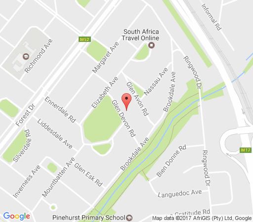 Map Howard\'s End Manor in Pinelands  Southern Suburbs (CPT)  Cape Town  Western Cape  South Africa