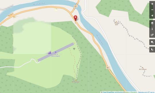 Map N\'taba River Lodge in Port St. Johns Wild Coast Eastern Cape Zuid-Afrika