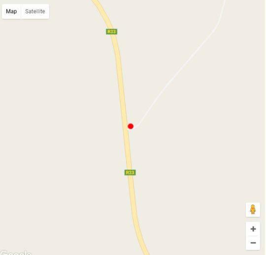 Map Living Waters in Belfast  Highlands  Mpumalanga  Südafrika