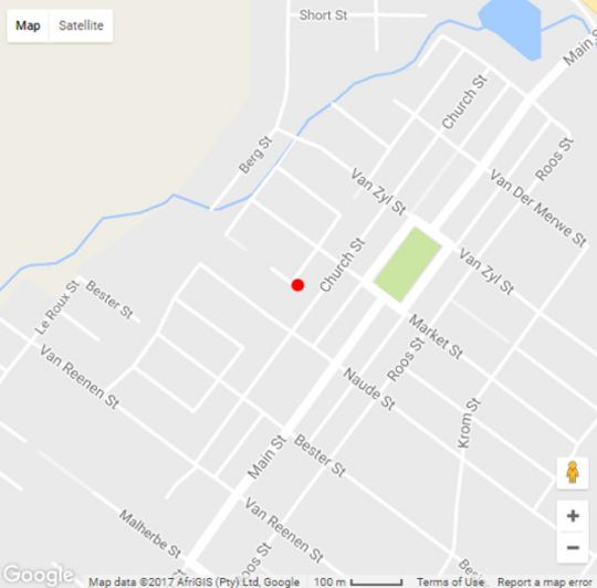 Map Patcham Place in Clarens  Thabo Mofutsanyana  Free State  Suid-Afrika