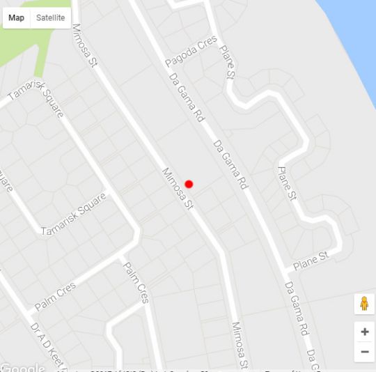 Map Surf Point No. 6 in Jeffreys Bay  Cacadu (Sarah Baartman)  Eastern Cape  Afrique du Sud