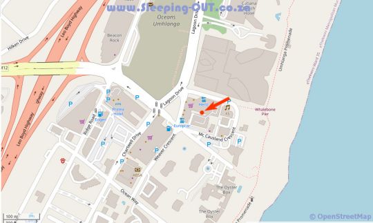 Map 6 Ipanema Beach in Umhlanga Rocks  Umhlanga  Northern Suburbs (DBN)  Durban and Surrounds  KwaZulu Natal  South Africa