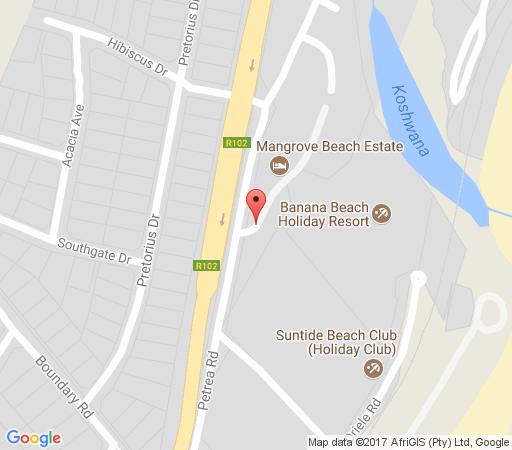 Map At 4 Umzumbe, Mangrove Beach Estate in Port Shepstone  South Coast (KZN)  KwaZulu Natal  Suid-Afrika