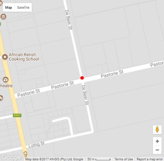 Map Olive Thrush Cottage in Prince Albert  Karoo  Western Cape  Zuid-Afrika