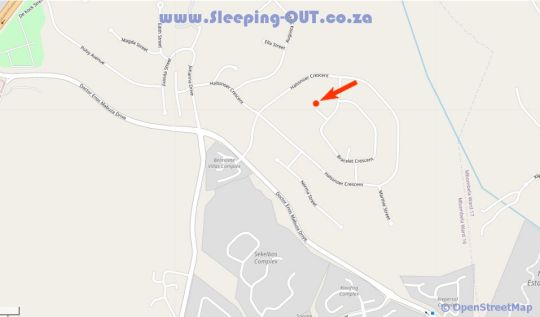 Map Be Our Guest Selfcatering Apartments in Nelspruit  Lowveld  Mpumalanga  Zuid-Afrika