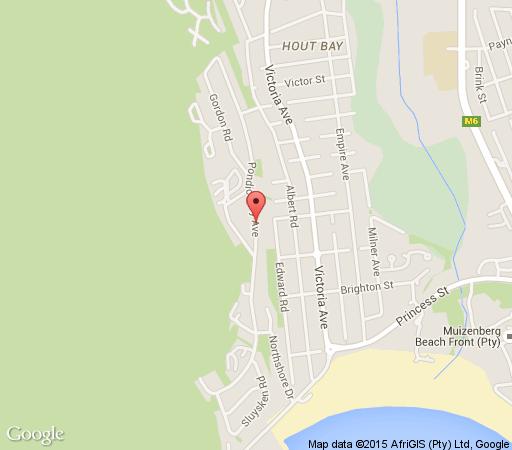 Map Hout Bay View  in Hout Bay  Atlantic Seaboard  Cape Town  Western Cape  South Africa