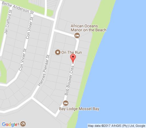 Map Marine Manor in Mossel Bay  Garden Route  Western Cape  South Africa